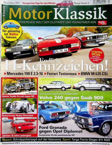 Deckblatt Motor Klassik (12/2013)